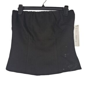 Aqua Ponte Tube Top Juniors Medium Black Fitted Gothic Grunge‎ Casual Festival